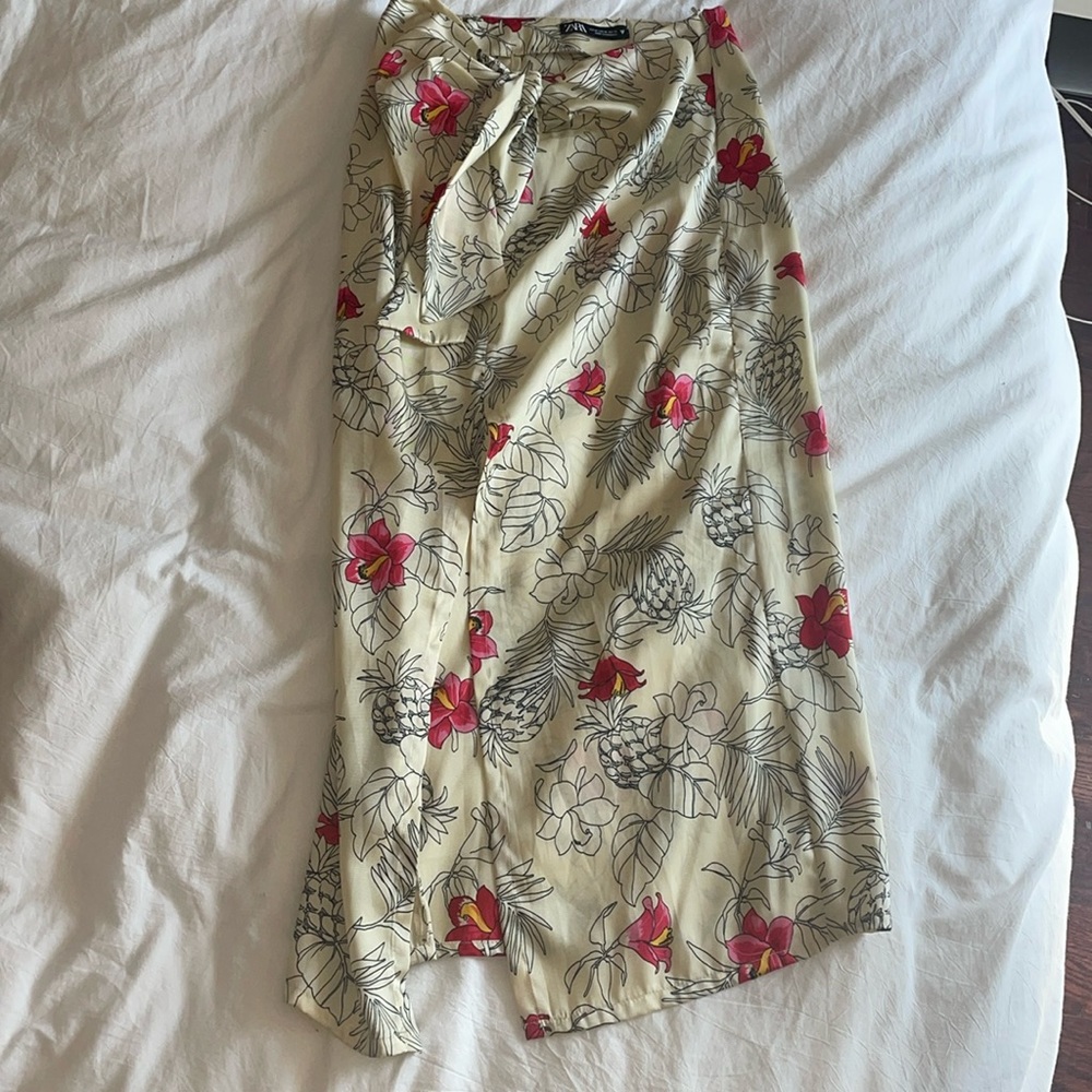 Floral Midi Skirt